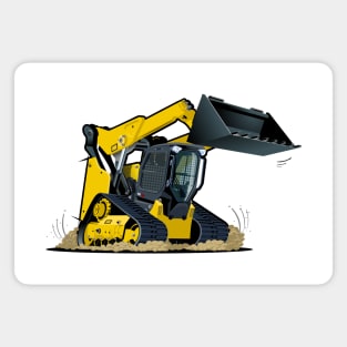 Cartoon skid steer Magnet